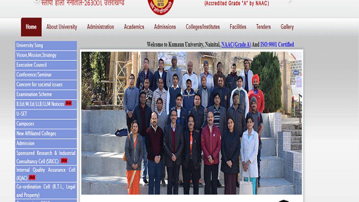 Kumaun University, Nainital Recruitment 2019 for 63 Assistant Professor Posts